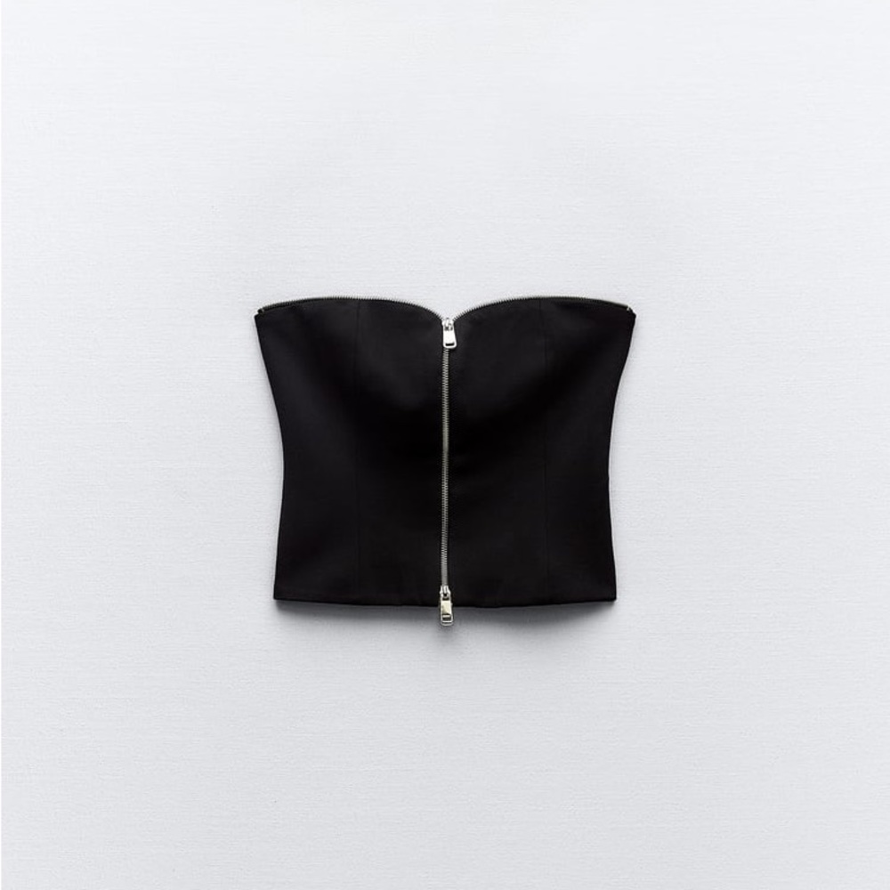 ZARA STRAPLESS ELASTIC TOP